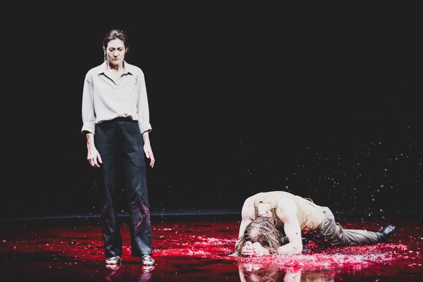 Andromaque dans une école de théâtre à Paris en formation d'acteur.