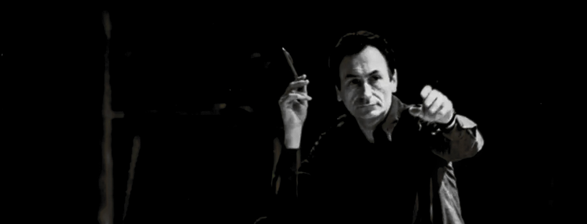 Antoine Vitez, en 1977, lors d’une répétition de son Tartuffe, au Théâtre de la Satire, à Moscou. 