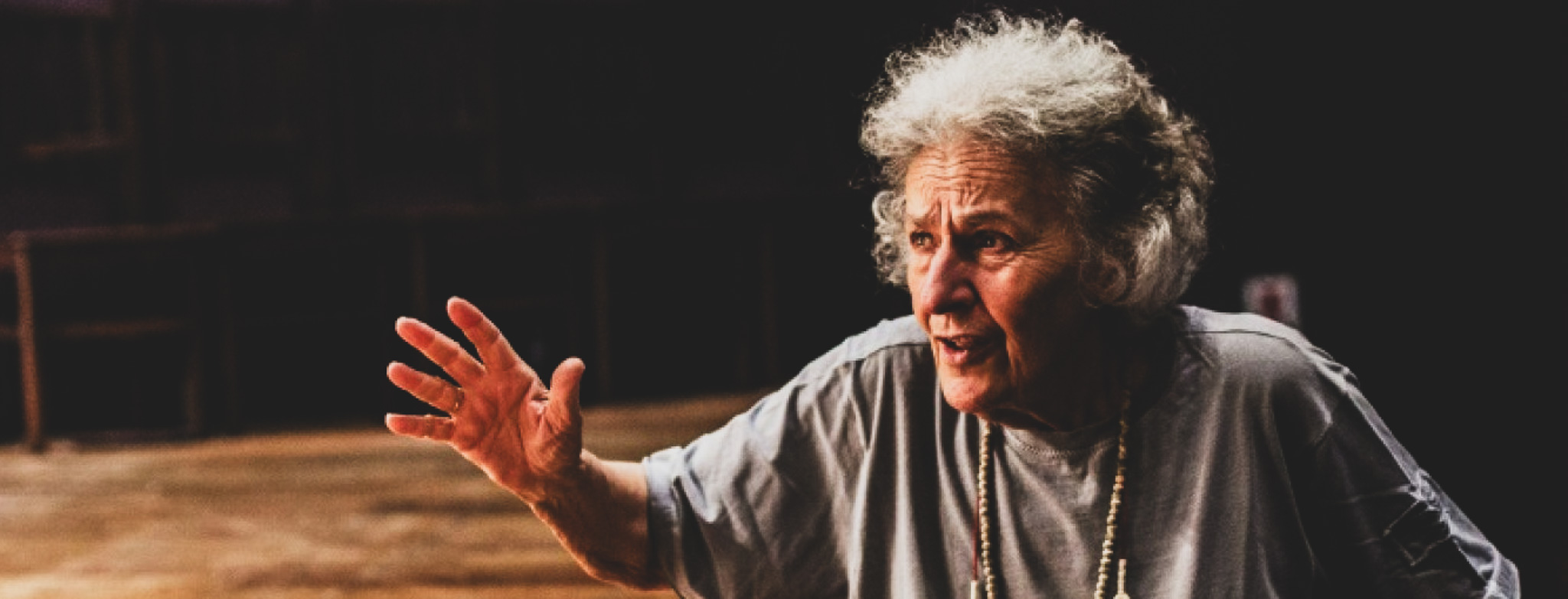 La metteuse en scène française Ariane Mnouchkine fondatrice du Théâtre du Soleil.