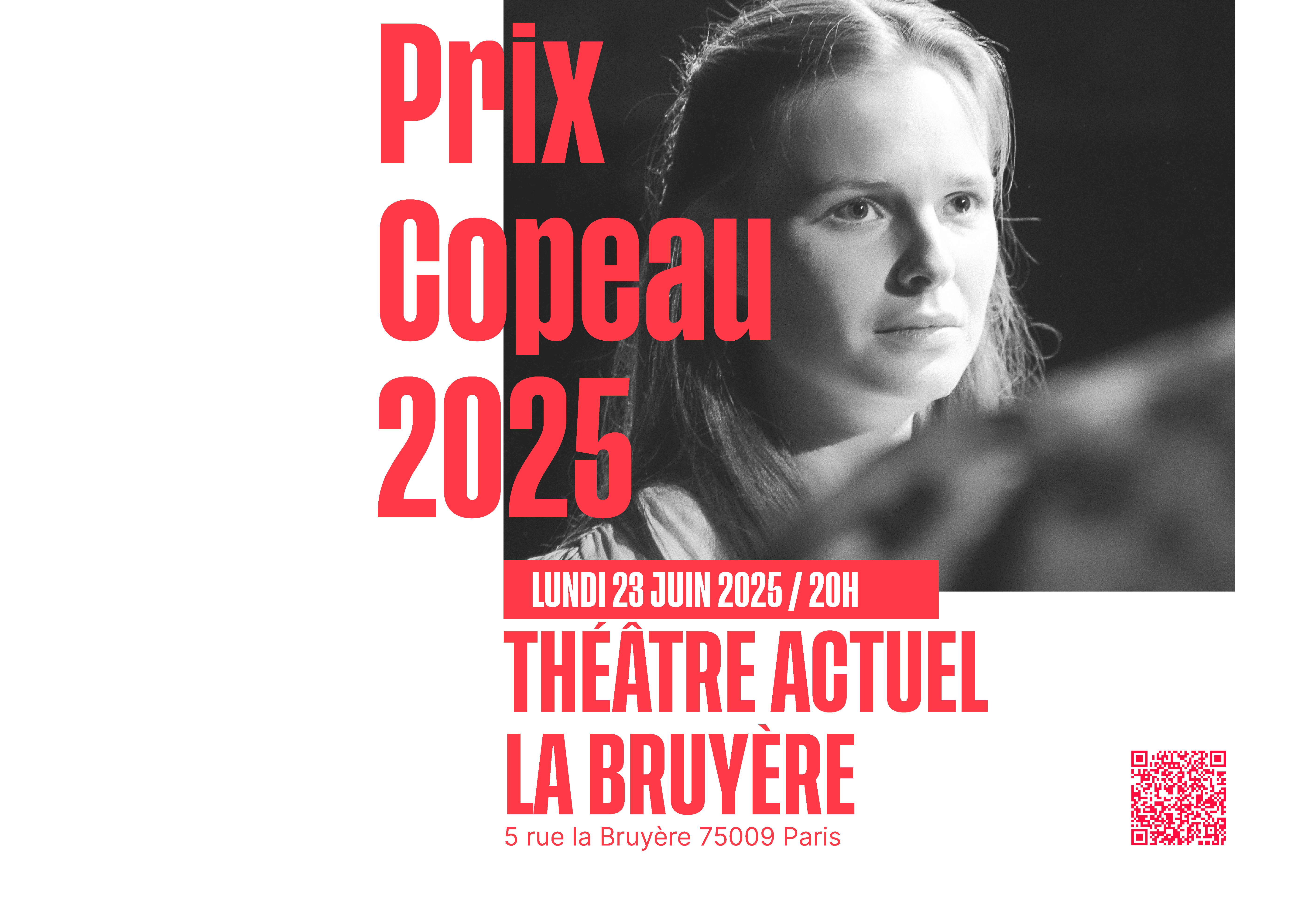 Spectacle d'un cours de théâtre professionnel à Paris.