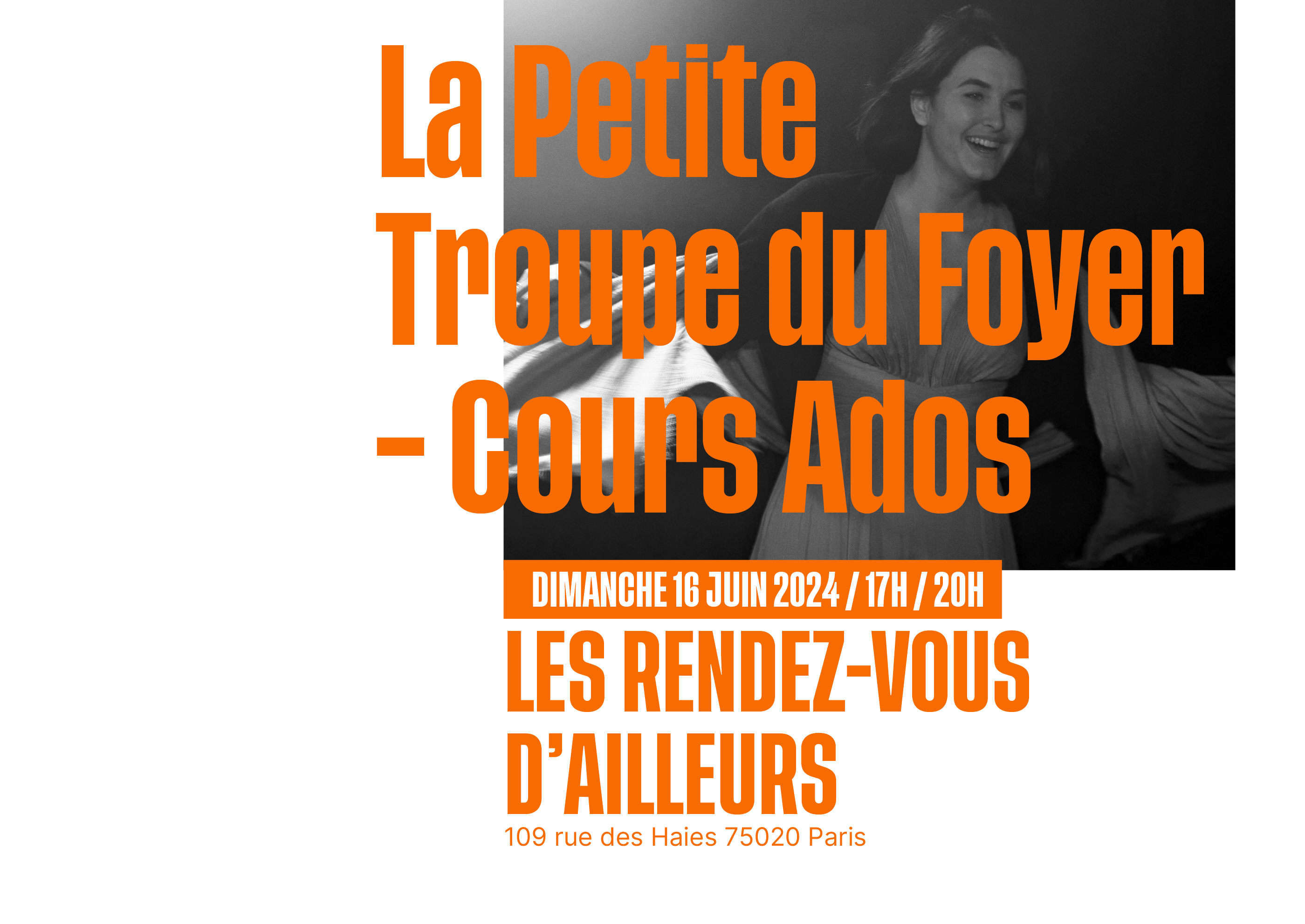 Cours de théâtre pour ado à Paris