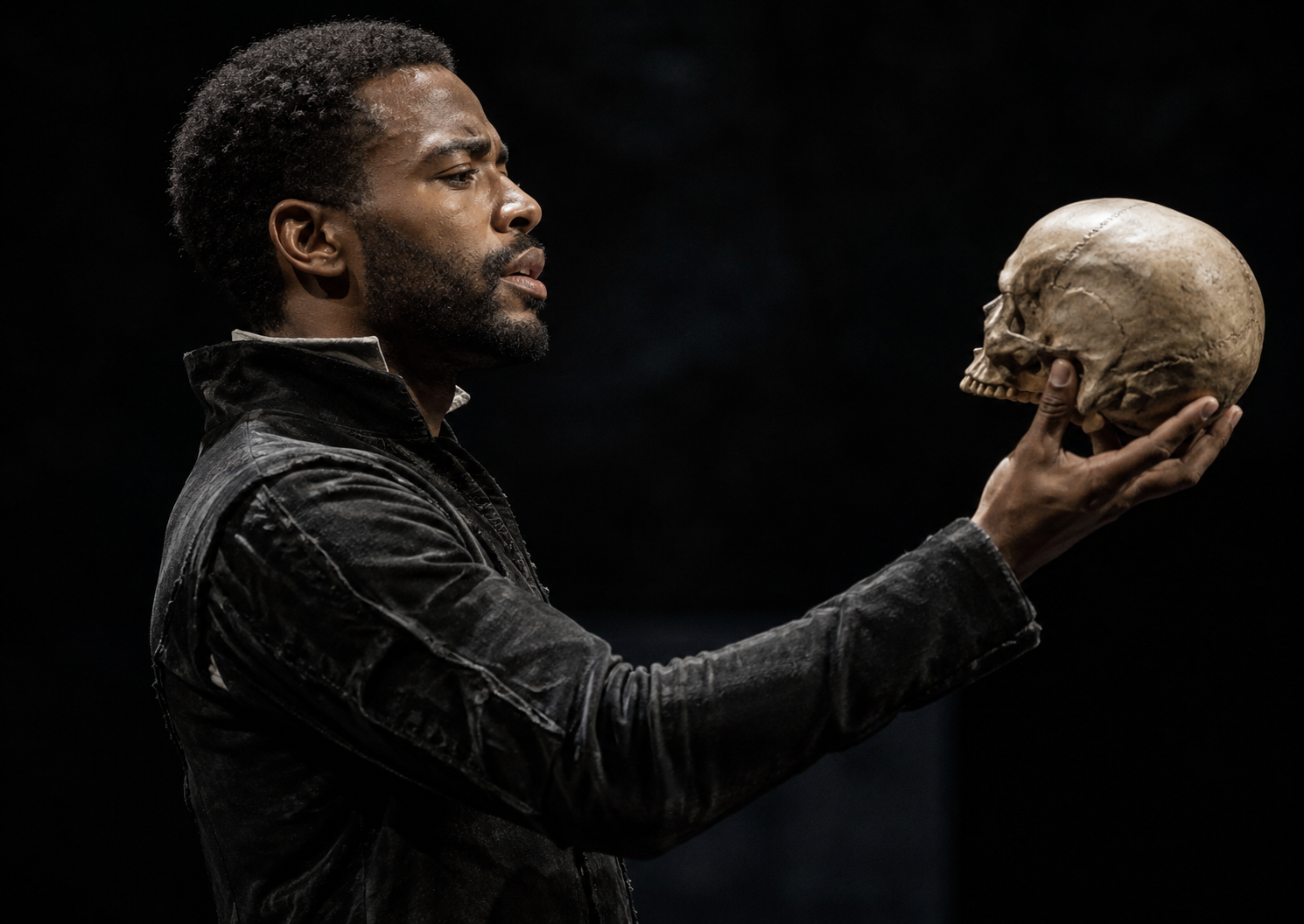 Monologue d'Hamlet dans une école de théâtre à Paris.