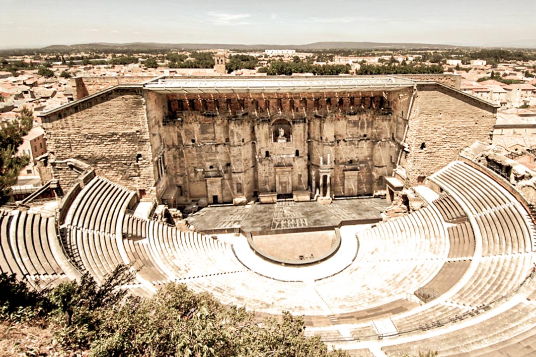 Le théâtre antique d'Orange (France)