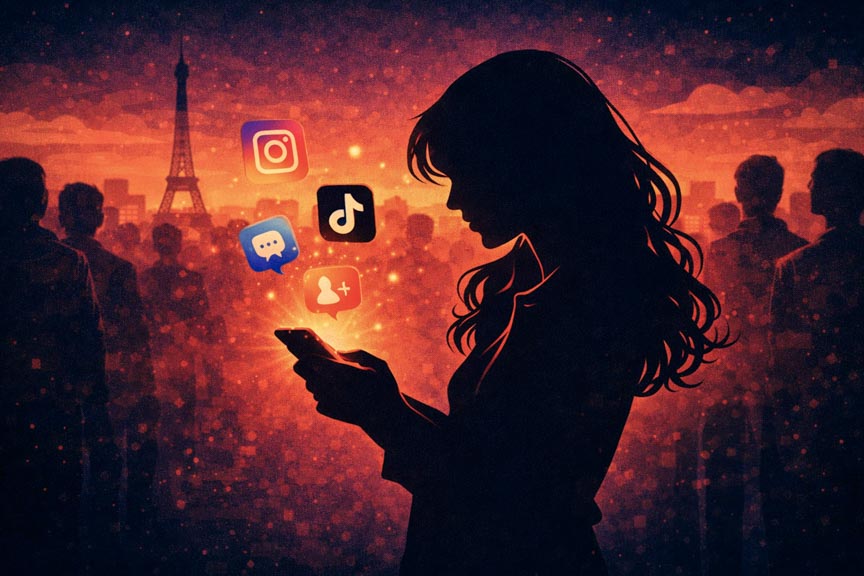 Compte de réseaux sociaux pour carrière d'acteur et comédien.