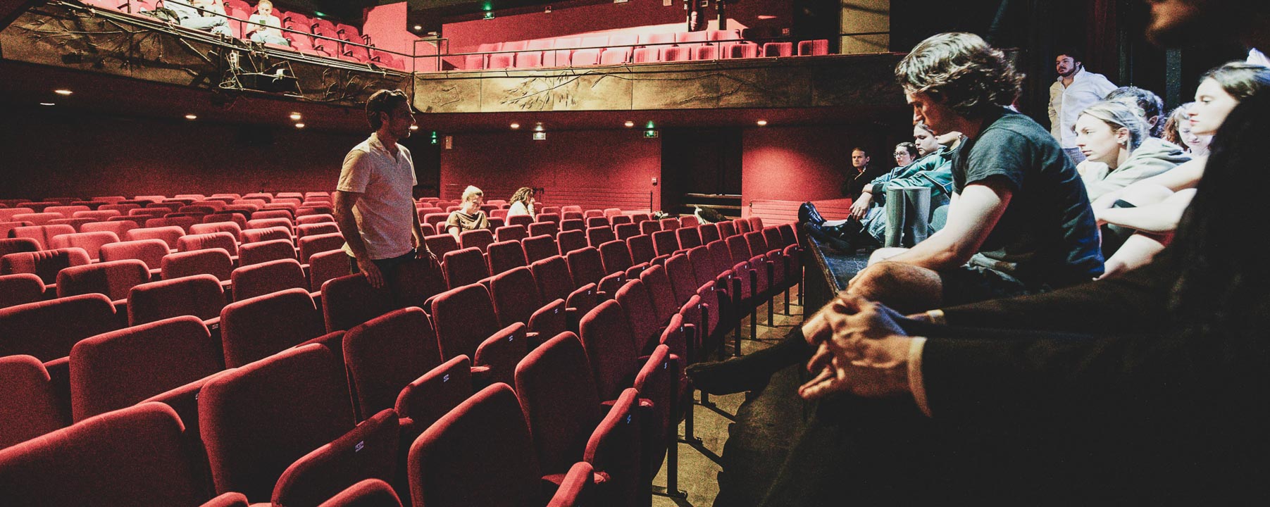 Répétition générale de notre spectacle de fin d'année de la Formation professionnelle de l'acteur au Théâtre Actuel La Bruyère.