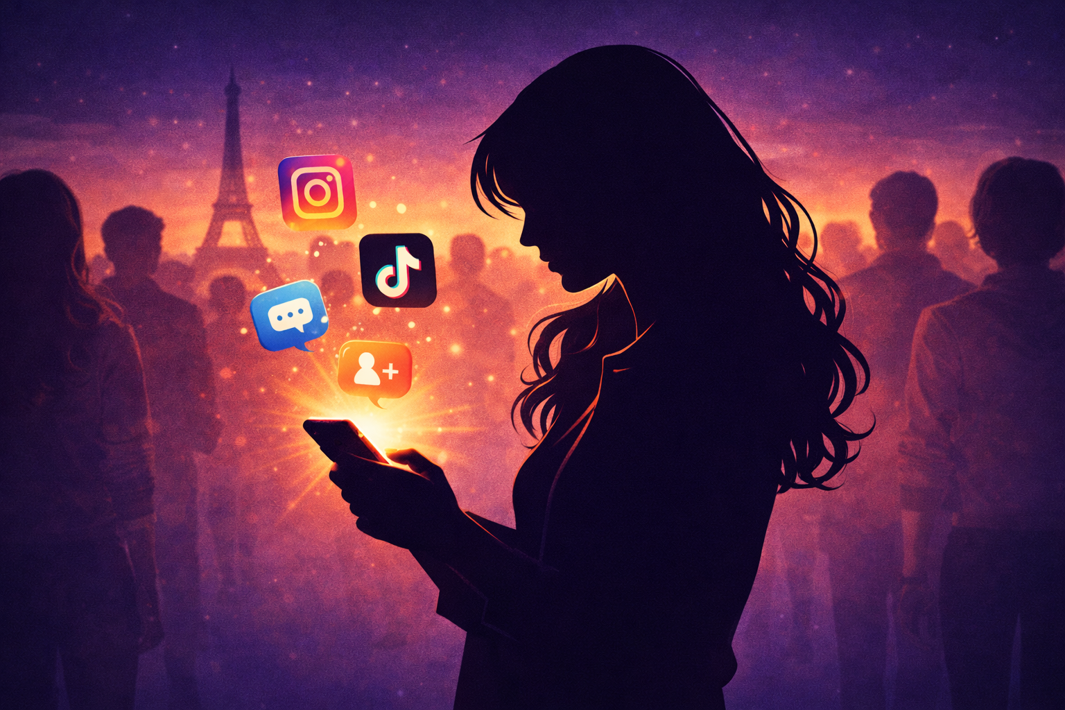 Une actrice sur les réseaux sociaux pour développer sa carrière