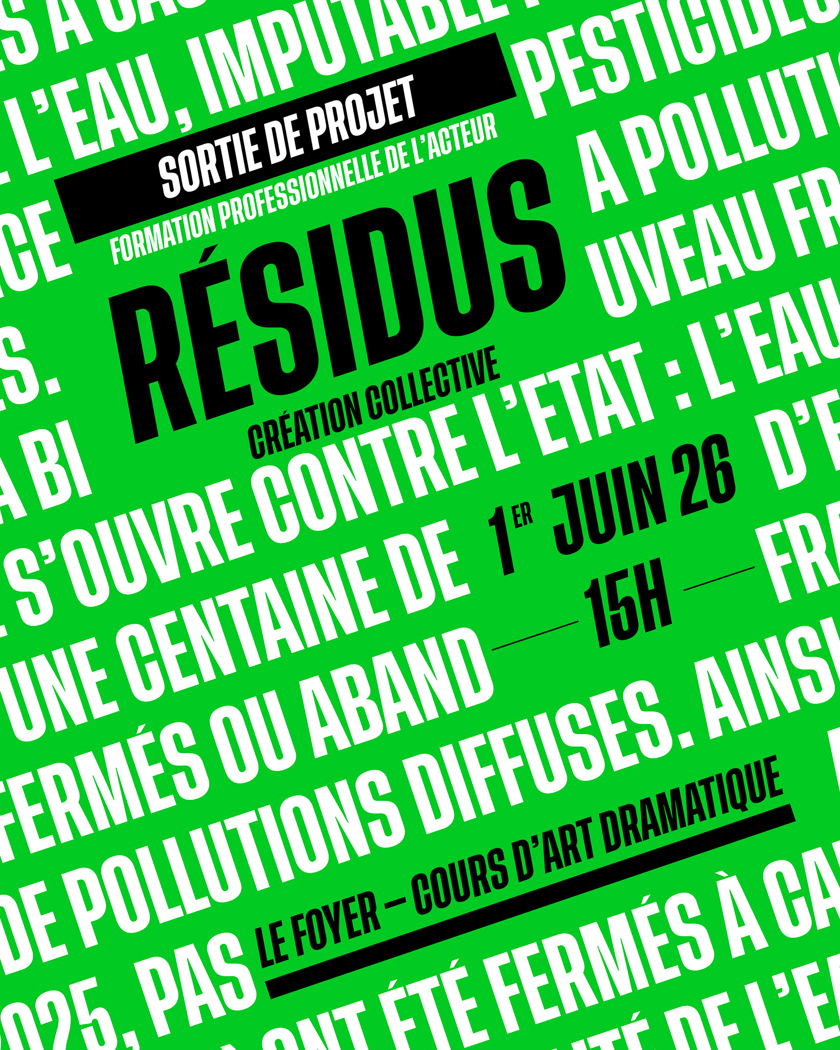 Résidus par Julie Cavanna