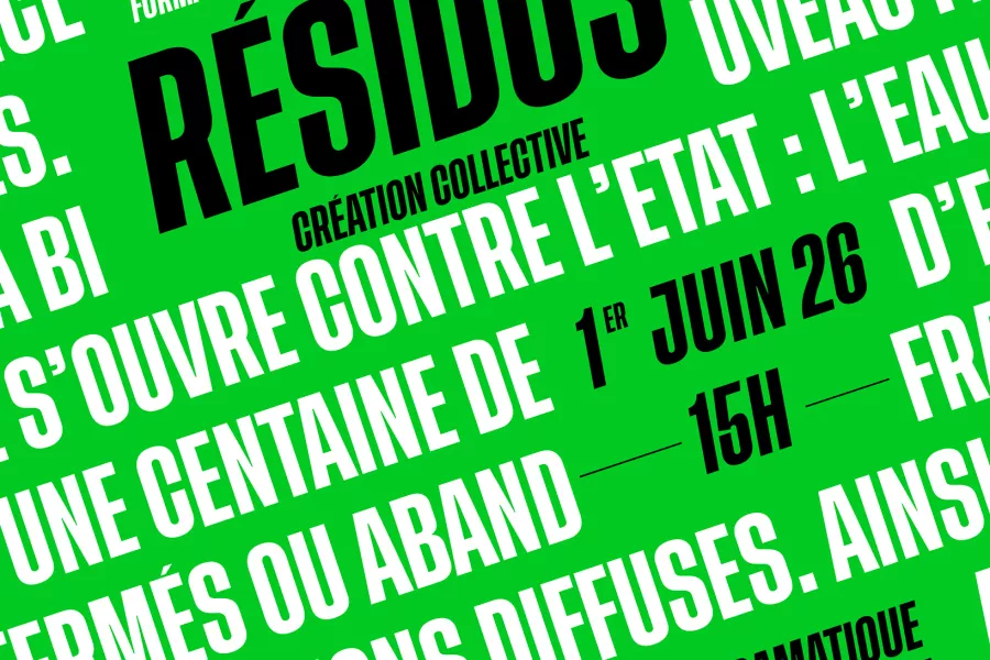 Résidus par Julie Cavanna